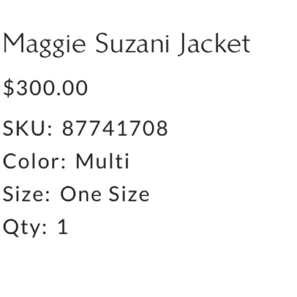 Free People Beige Jacket with Red and Black Embroidery - Picture 3 of 9